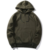 Loose Cool Blank Fleece Sweater Men's