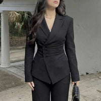 Women's Stylish And Elegant Asymmetrical Blazer