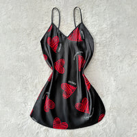 European And American Style Strap Women's Love Summer Nightdress