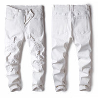European And American Slim Straight Zipper Pleated Men