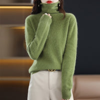 Pullover Short Mink Wool Knitted Sweater Bottoming Shirt