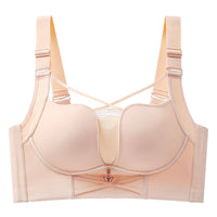 Women's Fashion Simple Cross Strap Wireless Bra