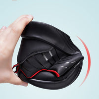 Black Leather-uppers Waterproof And Non-slip Running And Casual Shoes