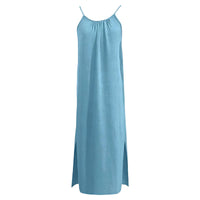 Fashionable Sexy Patchwork Long Dress