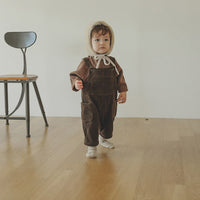 Autumn And Winter Infant Lamp Wick Corduroy Overalls Suit