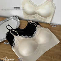 Womens Backless Lace Push-Up Seamless Underwear