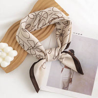 Printed 65cm Kerchief Scarf Shawl