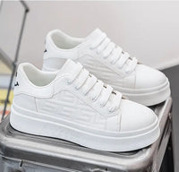 Trendy Platform White Shoes Casual Sports Men