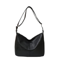 New Retro Solid-color Womens Bag Large-capacity