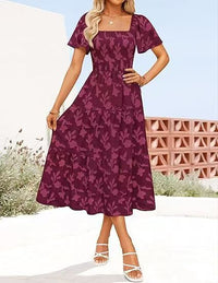 Best-selling Solid-color Off-shoulder High-waist Maxi Dress For Women