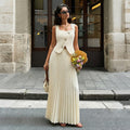 Women's Fashionable Versatile Sleeveless Dress Set