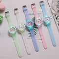 Unicorn Luminous Silicone Quartz Watch For Primary School Kids And Children