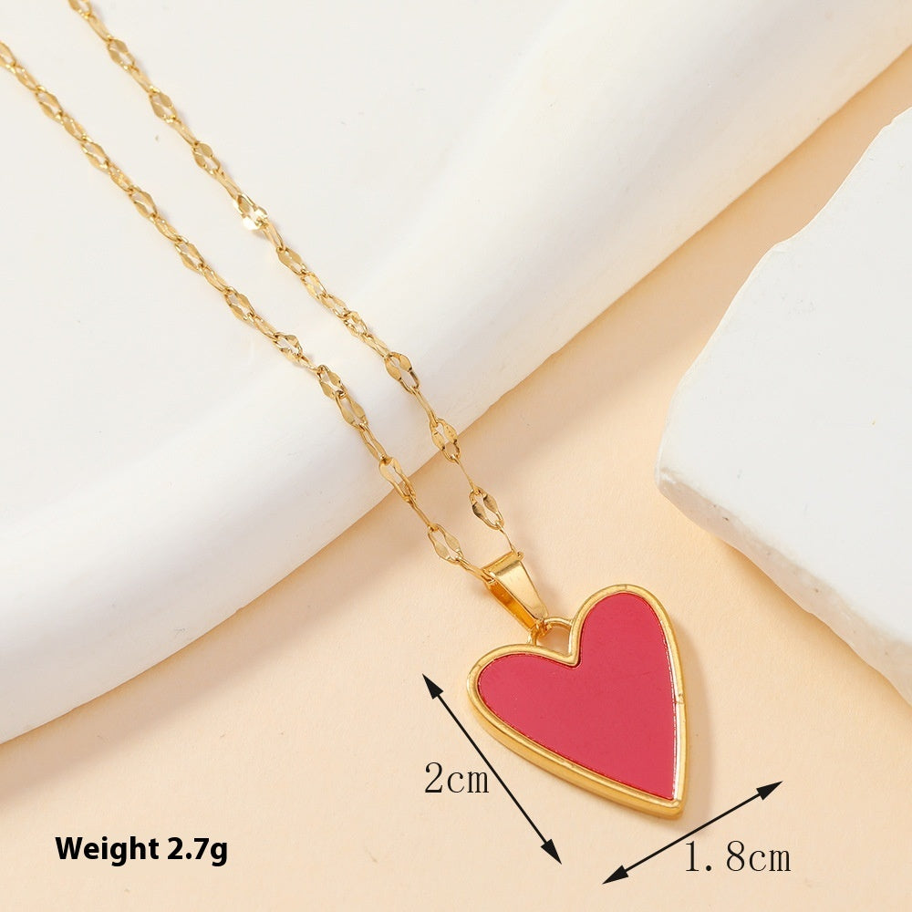 Single Pendant Fashion Stainless Steel Casting Ornament Drops Of Oil