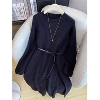 Winter Outfit A Full Set Of French Retro Dresses For Women