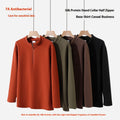 Stand Collar Half Zip Sweater Men's Dralon Sweater