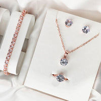 Leisure Gift Quartz Watch Five-piece Set Accessories Set