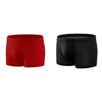 Men's Fashion Simple Solid Color Boxer Briefs