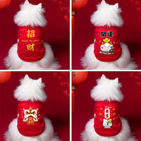 Outdoor Windproof AutumnWinter Warm Round-Neck Shirt For Cats