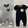 Children's Cotton Striped Jumpsuit