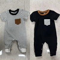 Children's Cotton Striped Jumpsuit