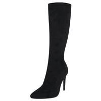 Women's Fashion Suede Stiletto Heel Middle Boots