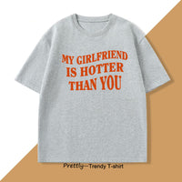 Mens T-shirt With English Letter Print