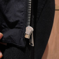 Patchwork Hooded Short Woolen Fashion Black Coat