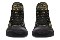 Printed Couple High-top Canvas Shoes