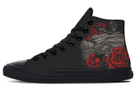 High Top Canvas Shoes For Printing Lovers