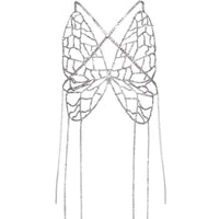 Tassel Body Niche Design Butterfly Chest Chain