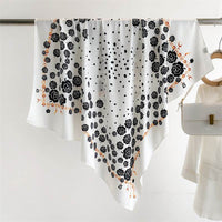 Fashion Printed Silk Scarf Twill Silk High Quality Square Scarf