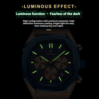 Multifunctional Six-pin Calendar Men's Watch Large Dial