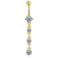 Butterfly Stainless Steel Plus Copper Parts Piercing Jewelry