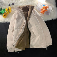 Corduroy Two-sided Wear Lambswool Cotton Jacket