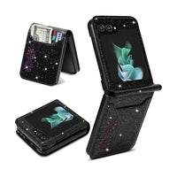 Folding Phone Case Patchwork Retro Pattern Multi-card Flip