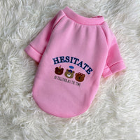 Korean Version Of Warm Cartoon Plush Dog Clothes