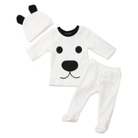 Autumn And Winter Flannel Baby Suit