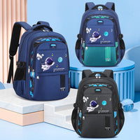 Spaceman Primary School Student Oxford Cloth Schoolbag Children Nylon Backpack Men