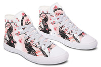 Fashion Printed Couple High Top Canvas Shoes