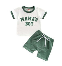 Children's Printed Short Sleeve And Shorts Set