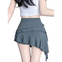 New High-waisted Slimming Irregular A-line Skirt Trend