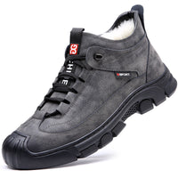 Cotton Wool Cold-proof Non-slip Warm Velvet Padded Thickened Northeast Snow Boots Large Size Shoes