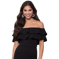 Women's Fashion Casual Pure Color Ruffles Jumpsuit