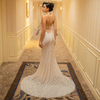 New Chinese-style Retro Morning Gown Slim-fit Dress For Women