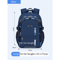 Lightweight Multi-compartment Children's School Bag Casual Student Backpack