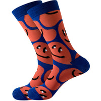 Animal Mid-calf Length Socks Geometric Men's Socks Tide