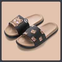 Cute Cartoon Bear Slippers For Men And Women New Non-slip