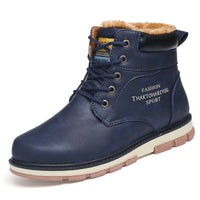 Fashion Shoes Military Boots High-Top Tooling Shoes Men's Short Boots