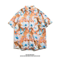 Men's Vintage Shirt With Short Sleeves
