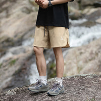 Side Hem Arc Slit Men's Summer New Fifth Pants